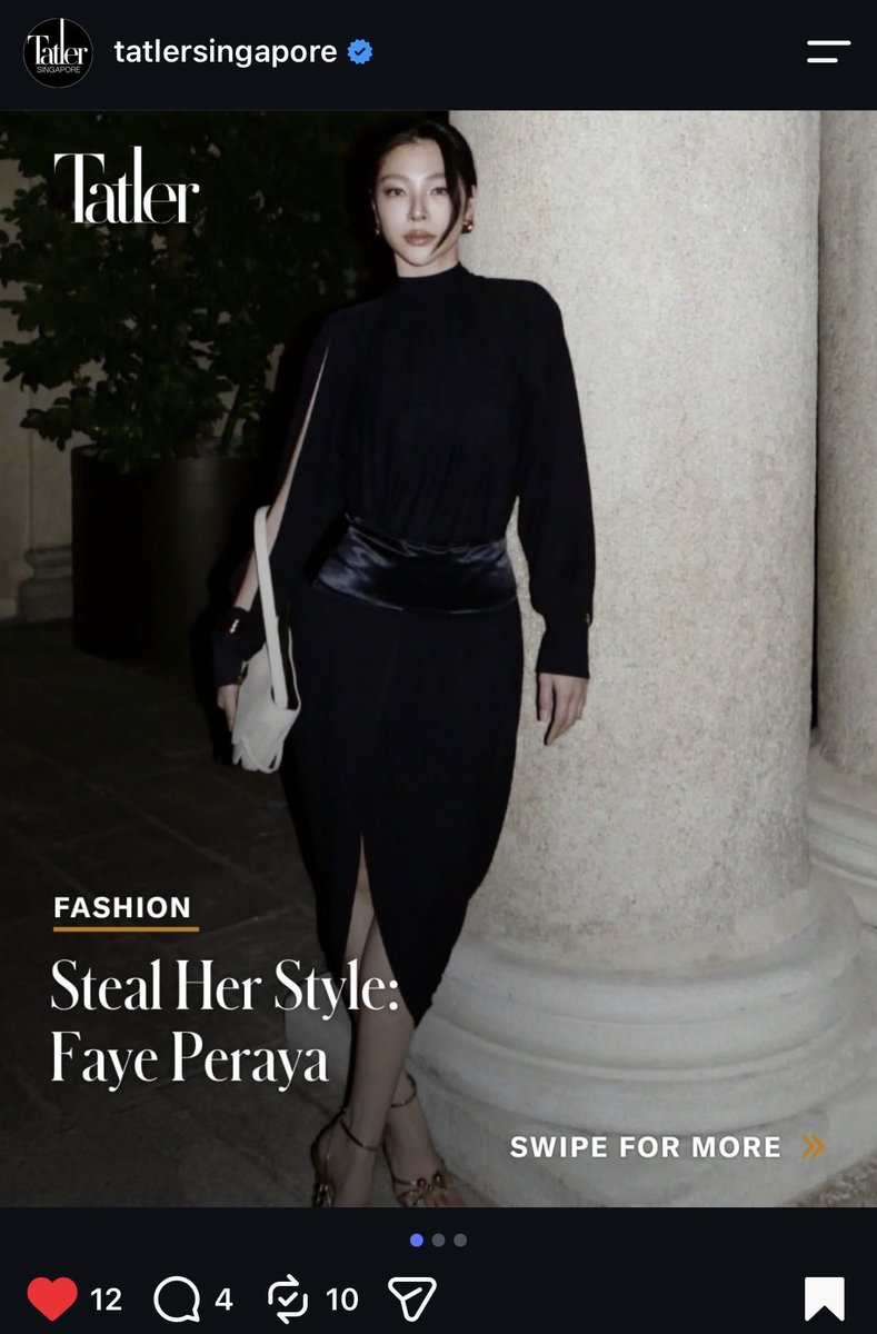 FayeMalisorn_TW's tweet photo. 📷tatlersingapore IG x P’Faye📷

Not just her style, could we steal the person as well? 🤭

🔸Like, Comment, Share, Save &amp; RP🔸
🔗https://t.co/ulITLAMvAA

#FerragamoXFaye
#FerragamoSS27
#Ferragamo
#FayePeraya #ฝ้ายพีรญา 
#MilanFashionWeek https://t.co/lzUftiXlZS