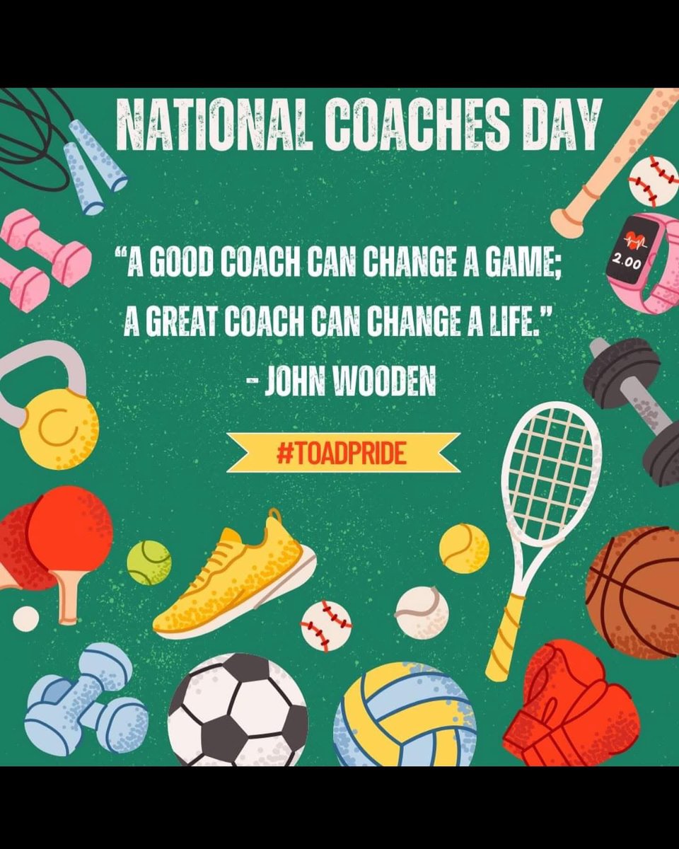 chstoads's tweet photo. Happy National Coaches Day. Our coaches change lives!
π§‘π
β½οΈππβΎοΈπ₯πΎππ§‘
Shoutout to all of our CHS coaches!
Give your favorite coach a shoutout!
#toadpride
#nationalcoachesday https://t.co/CyfMxxlnZE
