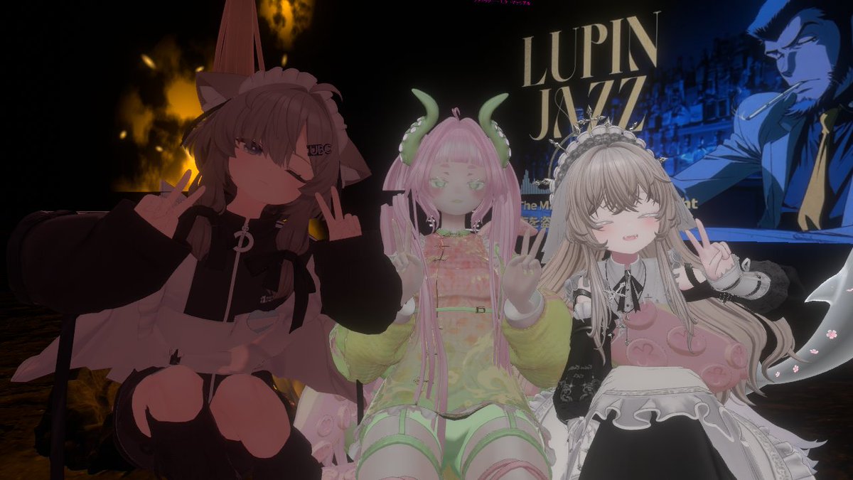 UmaiBurgerCuu's tweet photo. こっちはマツケンとお月見写真といもちゃん集会と初改変の話したりしてみんなでチルしてた時の！ https://t.co/NKtcDoIEoL