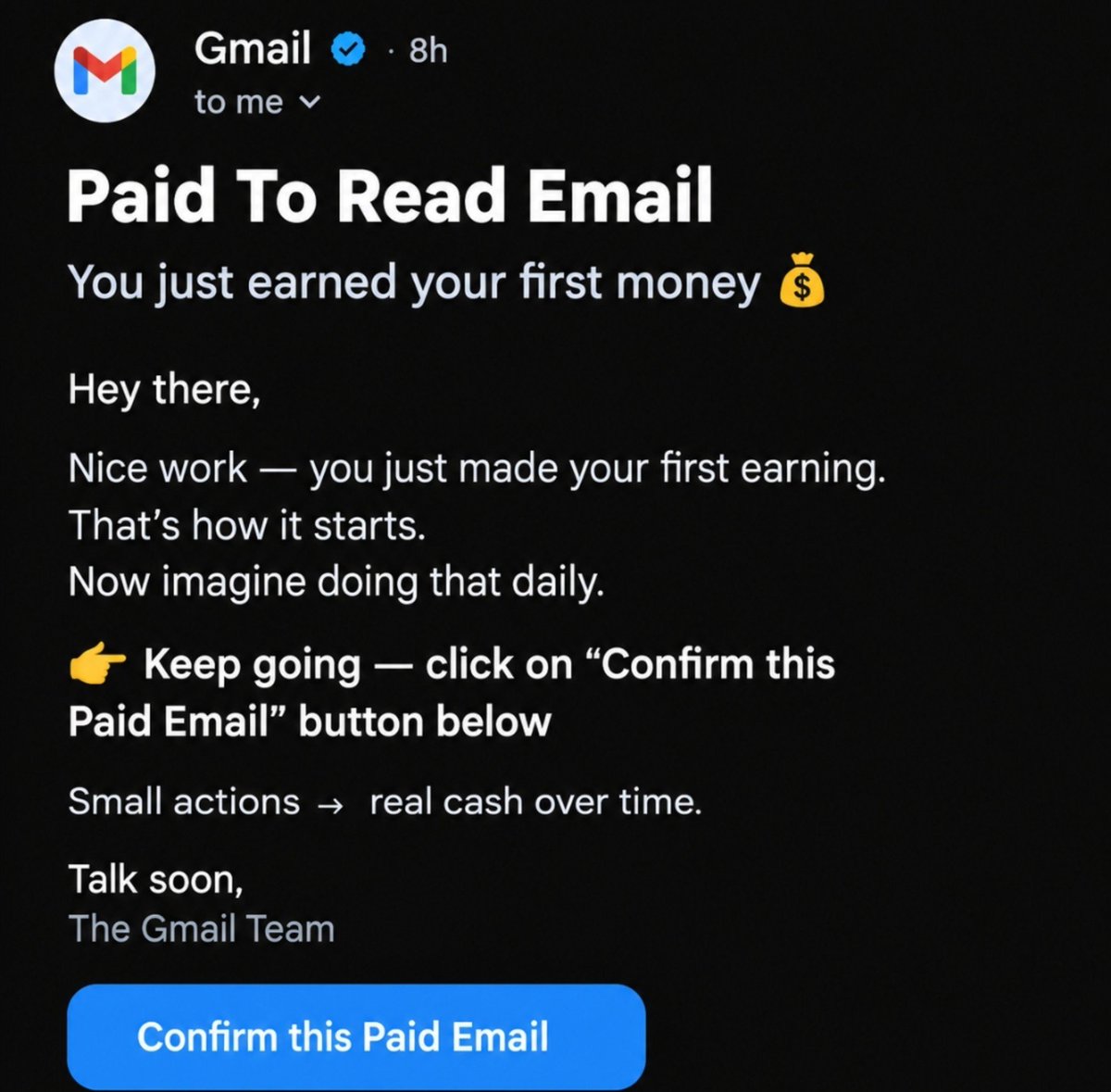 ChuksEmma947401's tweet photo. Earned from this site 
Get paid $15 to read emails

No experience needed https://t.co/r5mi6b9n1o