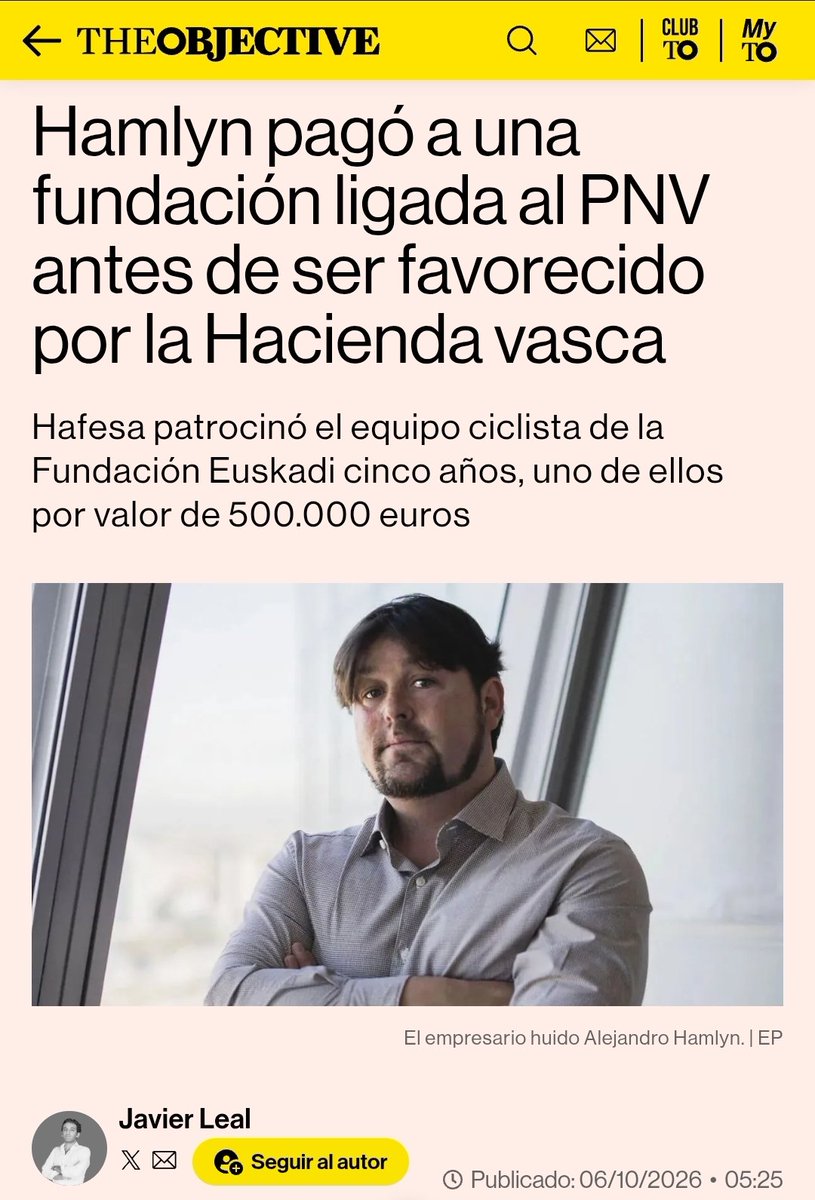 soyloreta's tweet photo. Y luego está el PNV, que iba de puro hasta que pillaron al tipo que defraudó 250 millones de IVA a Chiqui Montero pagándole a los recogenueces 500.000€ al año a cambio de favores. https://t.co/bCg9prWCNf