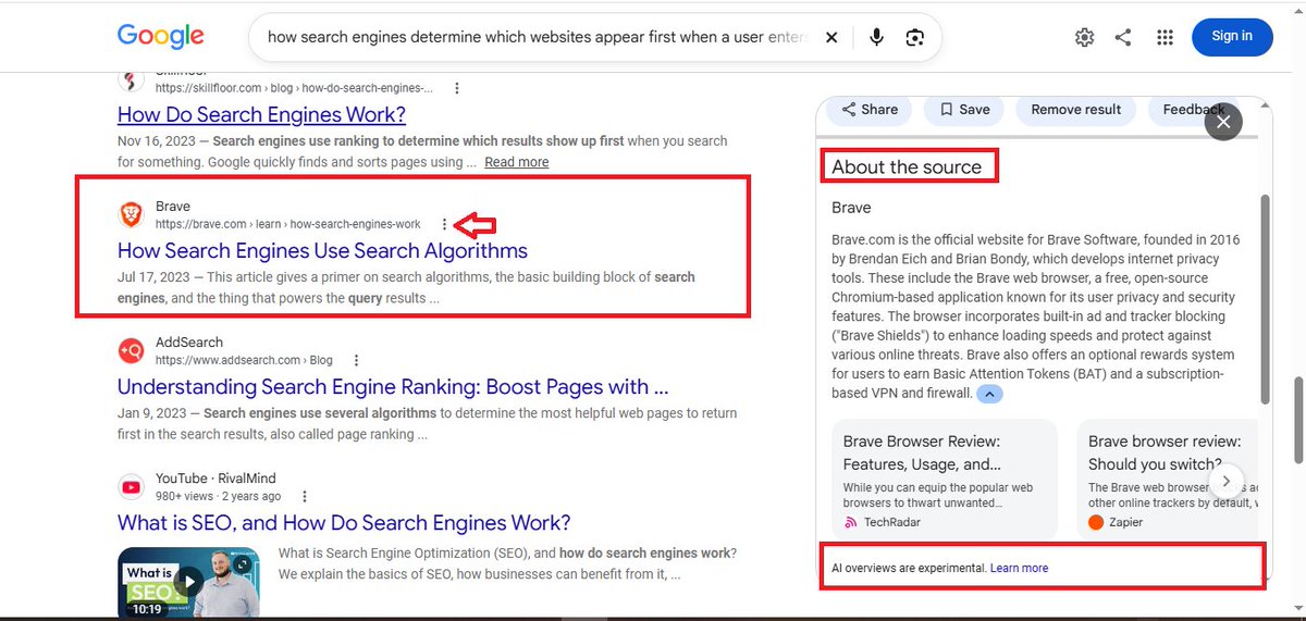 primeseoco's tweet photo. Google Is Showing “AI Overviews” In About Source For Specific Websites

https://t.co/eNb7LhE5h2

#seo #seonews #googlesearchnews #searchnews #searchengineoptimization #googleaioverviews https://t.co/HO14RZ7AkS