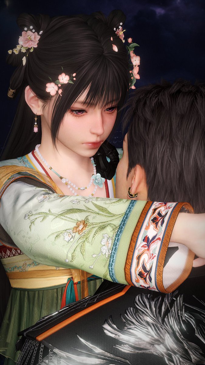 widdlebao's tweet photo. 🍏: like this, gege? did meimei do it right?
🍎: mhm, yes. just like that, 𝘭𝘪𝘵𝘵𝘭𝘦 𝘰𝘯𝘦.

or, baobei meimei finally learns the proper way to sit on high marshal ge’s lap.

#夏以昼 #applehalo 🍎🪽 https://t.co/NJQweB3cHf