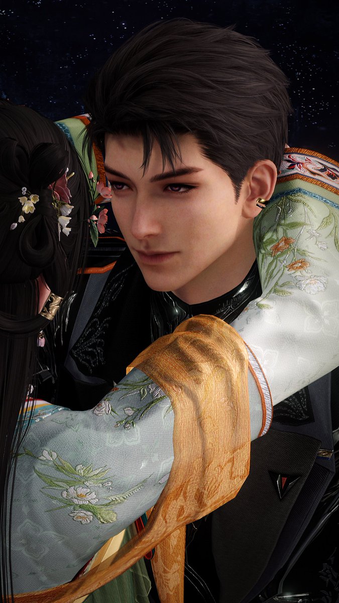 widdlebao's tweet photo. 🍏: like this, gege? did meimei do it right?
🍎: mhm, yes. just like that, 𝘭𝘪𝘵𝘵𝘭𝘦 𝘰𝘯𝘦.

or, baobei meimei finally learns the proper way to sit on high marshal ge’s lap.

#夏以昼 #applehalo 🍎🪽 https://t.co/NJQweB3cHf