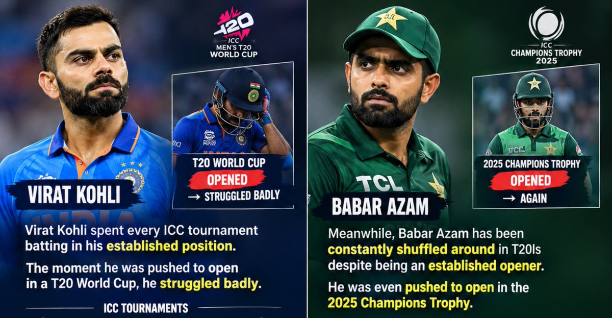 CricManiaX56's tweet photo. If you keep moving a player away from his natural role, how can you expect consistent performance? Give players a settled role, back them in their best position, and then judge their performance. You can't keep changing the role and then blame the player for the results. https://t.co/FVuUhF7IVV