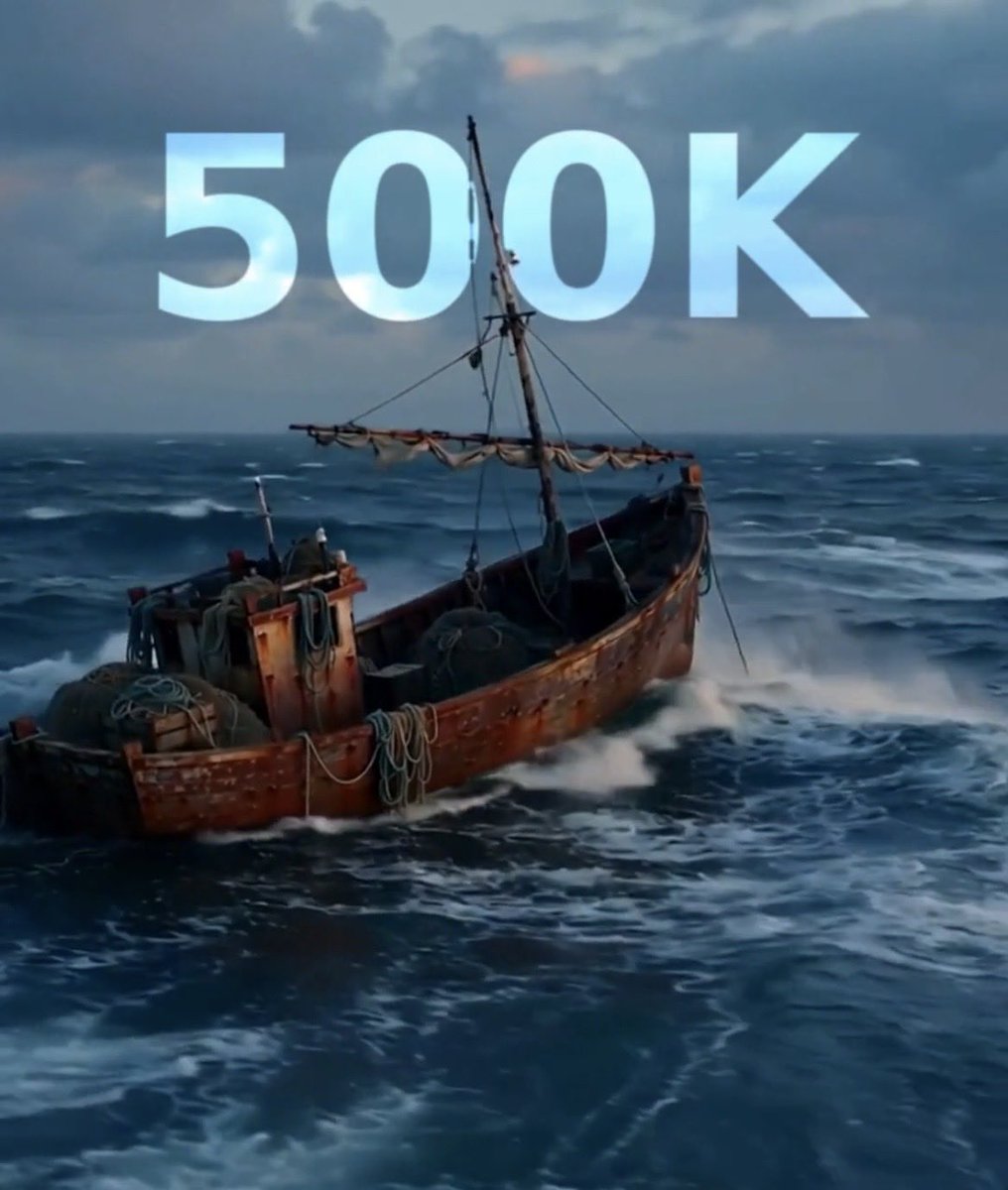 WenDesign77's tweet photo. 500K对我来说
犹如这艘破船行驶500Km
请求支援
#浇朋友 #蓝v https://t.co/frugdz79WM