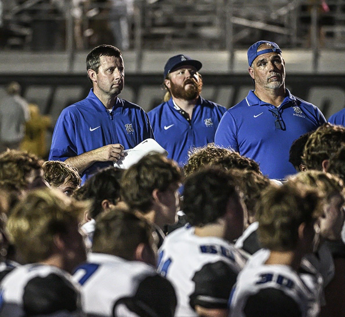 LexCathFootball's tweet photo. They teach. They challenge. They encourage. They lead.

On National Coaches Day, we’re grateful for Coach Clark and our entire coaching staff for the time, energy and heart they pour into our program and our guys.

Thank you, Coaches. 
#KNIGHTS #HailCatholic⚔️ https://t.co/pyJQ2yDzuf