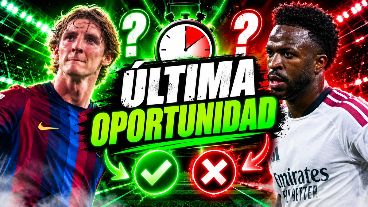 JornadaPerfecta's tweet photo. 🚨 ÚLTIMA OPORTUNIDAD FANTASY:
✅❌ ¿AGUANTAMOS O VENDEMOS a jugadores como Vinicius, Gordon, Isco, Gerard Moreno...?
Dictamos sentencia 👨⚖️
Vídeo 🧐⤵️
#Biwenger #LaLigaFantasy #FantasyMarca https://t.co/xUmfQZp0if