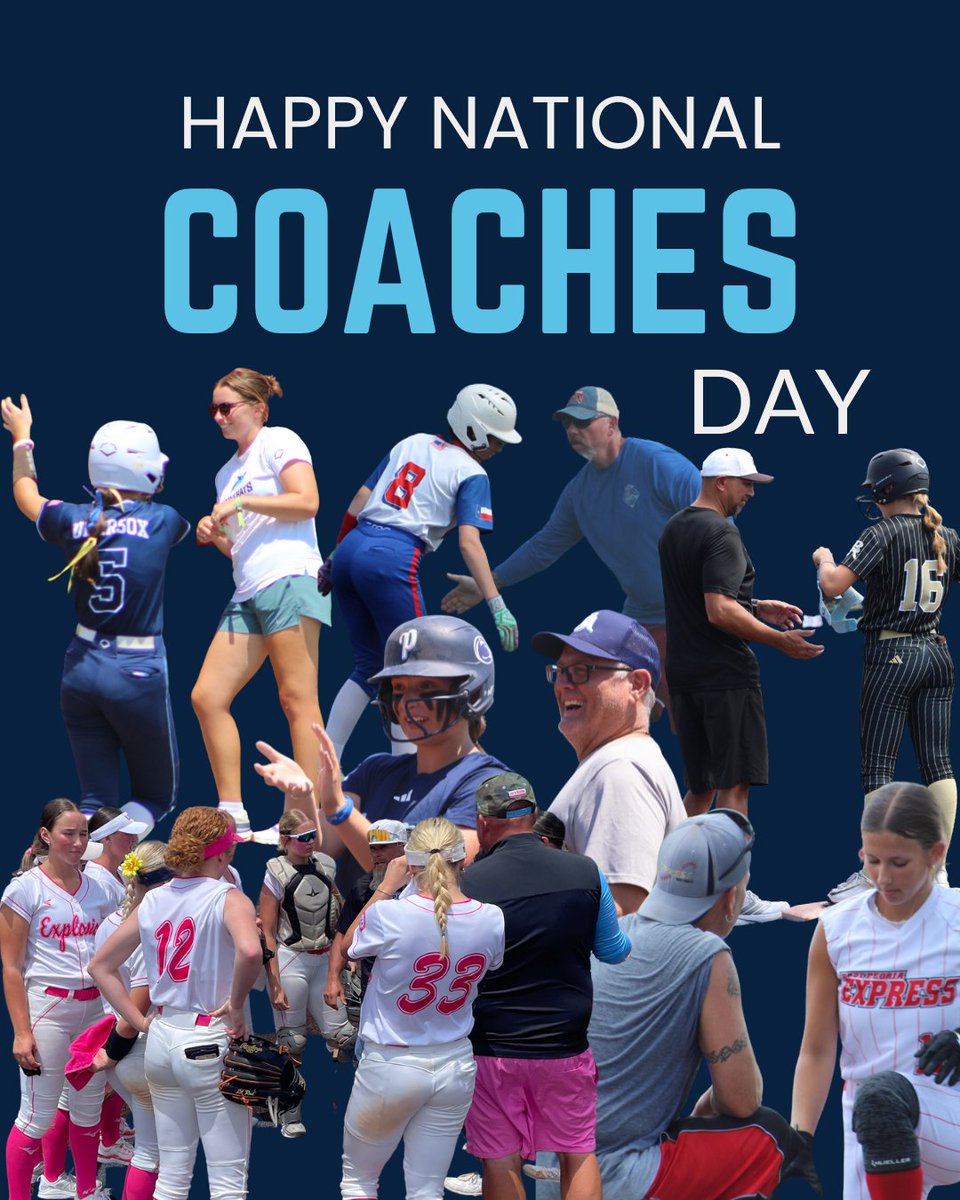 TopGunEvents's tweet photo. Happy National Coaches Day! 🥎

Today, we celebrate the coaches who do so much more than draw up lineups and call plays. You teach, challenge, encourage, mentor, and help shape the next generation of athletes.

Thank you for the early mornings, late nights, countless conversations, and unwavering commitment to your athletes and this game.

From all of us at Top Gun Events, thank you, Coaches! 💙

#NationalCoachesDay #TopGunEvents #ThankYouCoach #EliteFastpitch