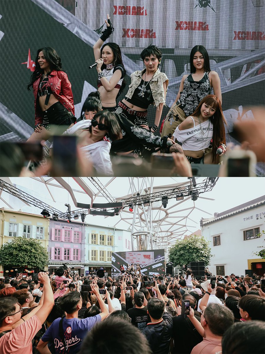 officialxonara's tweet photo. A pretty special first. 🇸🇬

Our first international stage, our first time performing IMPERFECT live, and a moment we’ll always remember.ᐟ 

From stepping onto the stage at #MusicIsUniversal Music Matters 2026 to sharing our music with everyone in Singapore, thank you for making our first international show feel so special. ❤️‍🩹

#XONARA 
#IMPERFECT 
#XNRIMPERFECT