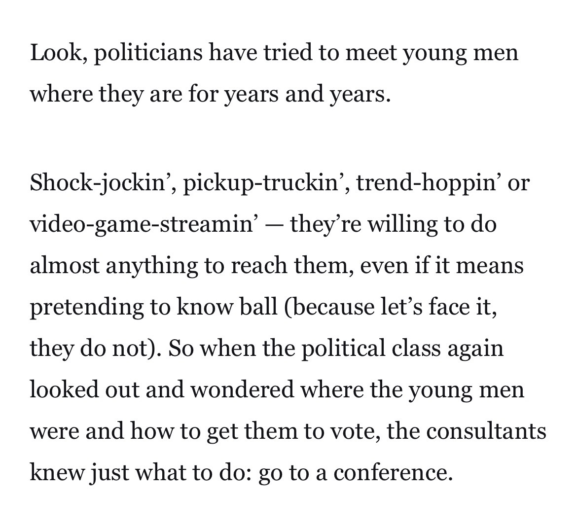 Sam4TR's tweet photo. I wrote about DC’s attempt to tackle the “crisis among young men.”

🔗 ⬇️ https://t.co/X7gg4Ott59