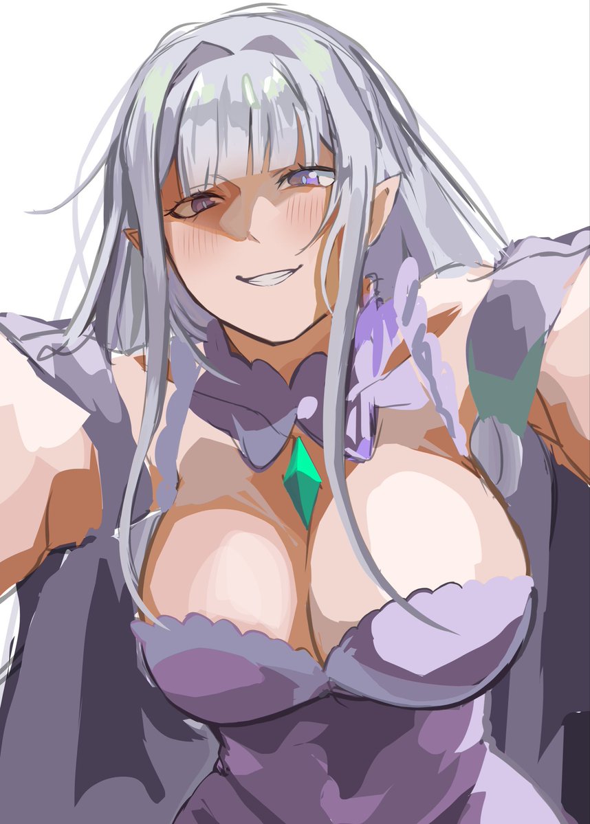 yuuzakiBW's tweet photo. 至近距離エミリアたん✨️ https://t.co/raqQgoZXKd