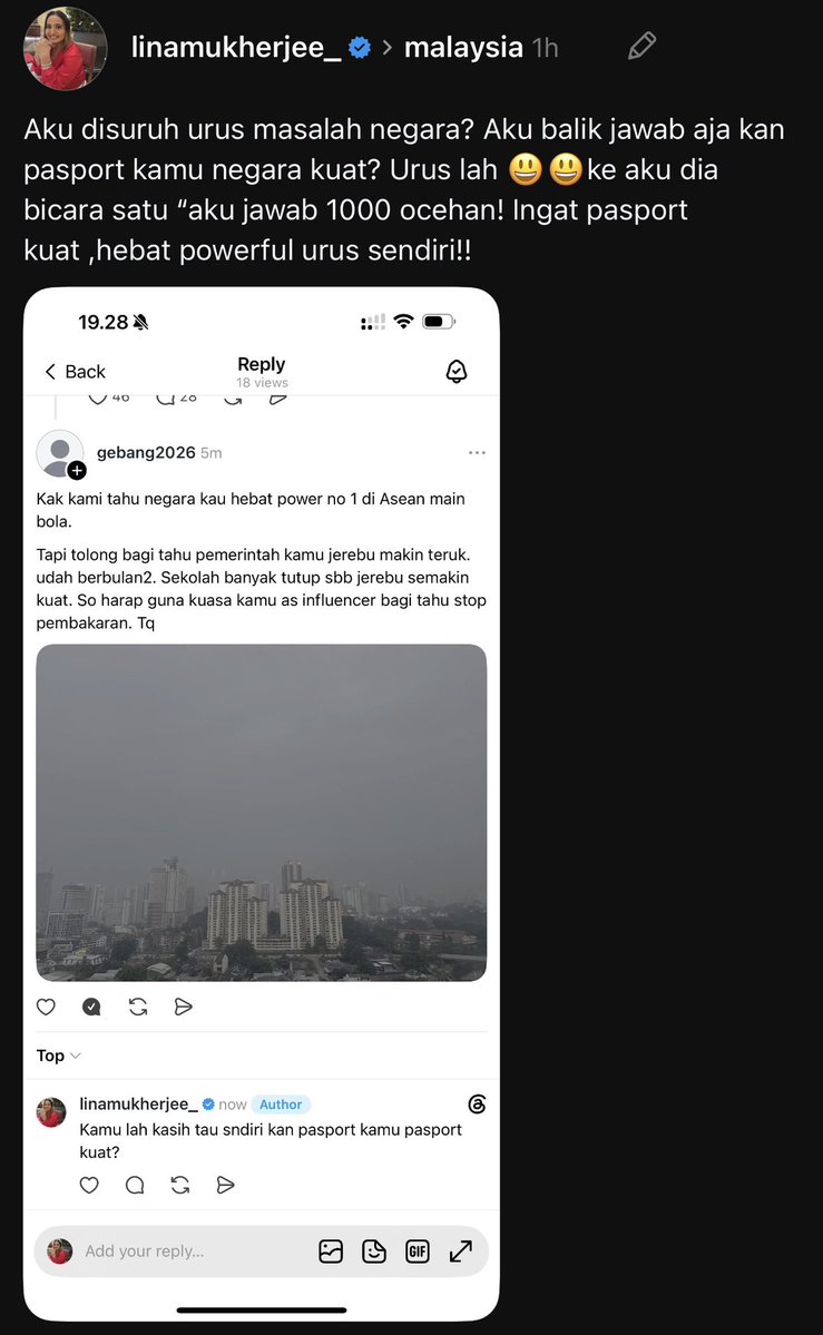 nadyanmn_'s tweet photo. Macam mana la boleh jadi influencer. Benak ubi. https://t.co/YD5Whr5eeK