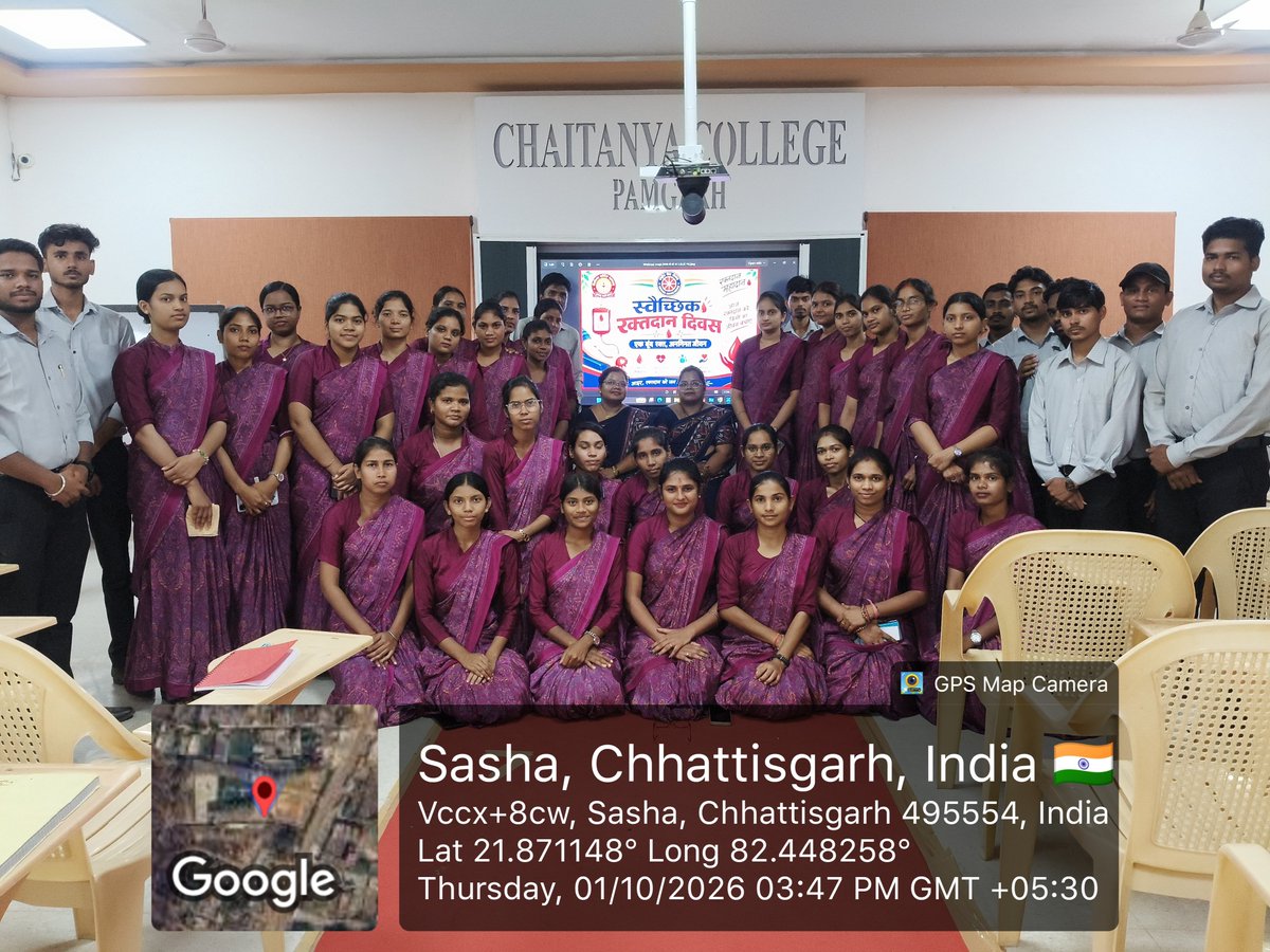 CHAITANYABED2's tweet photo. Chaitanya College Pamgarh NSS conducted a blood donation awareness activity where volunteers took the Blood Donation Pledge and encouraged others to donate blood and save lives.

❤️ “Donate Blood, Save Lives. Serve Humanity.
#NSS #ChaitanyaCollegePamgarh #BloodDonationawarness https://t.co/DhM6Jv3WWh