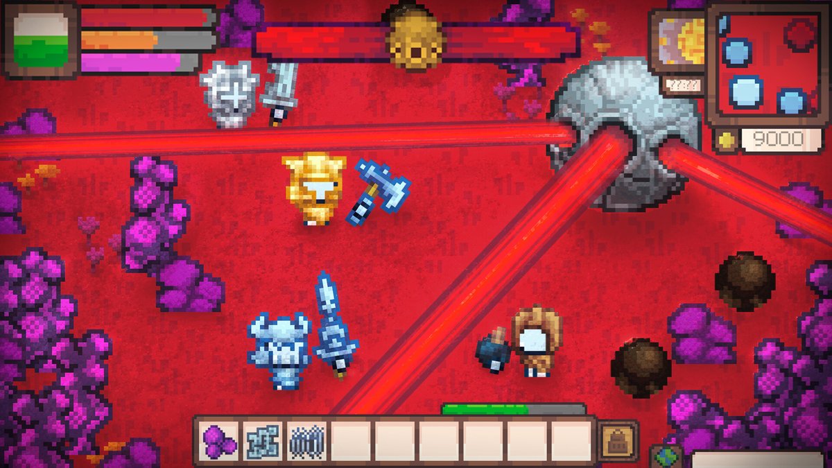 gamespark's tweet photo. 協力プレイ対応の無料ドット絵サバイバルゲームが正式リリース。自由気ままな世界で漁師から冒険者までなりたい自分に―採れたて！本日のSteam注目ゲーム【2026年10月6日】
https://t.co/blPLRW8ccb

あらゆるスキルを成長させることができ、建築や防衛、ボス戦、料理、農業などが楽しめます。 https://t.co/p4XZtq5u7Y