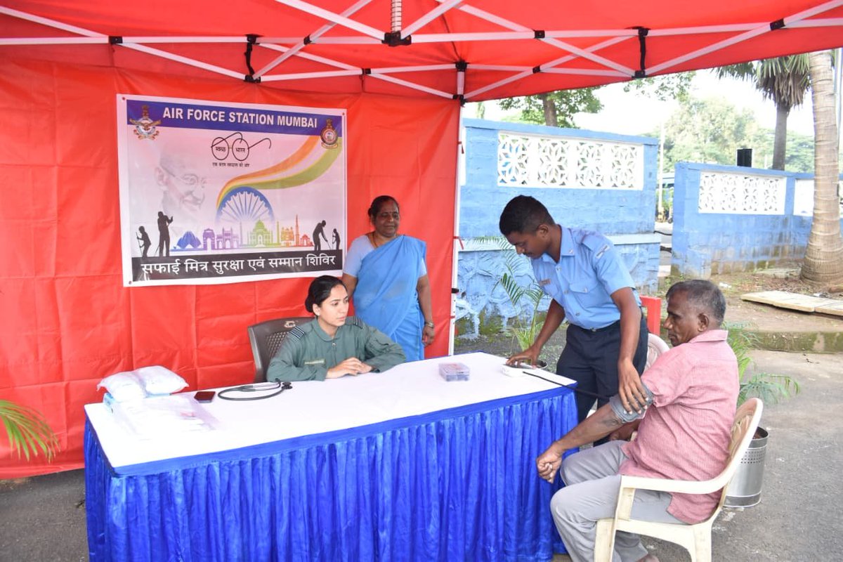 SWAC_IAF's tweet photo. 🇮🇳 Together for a Cleaner & Healthier Nation!

Air Warriors of AF Station Mumbai participated in cleanliness drives at Sanjay Gandhi National Park, Borivali, and Veermata Jijabai Udyan, Byculla, under the themes ‘Clean Tourist Site’ and ‘Ek Din, Ek Ghanta, Ek Saath’ as part of #SwachhataHiSeva2026.

Young students of AF School Mumbai also joined the initiative, actively contributing to cleanliness around the school premises. As part of the ‘Safai Mitra Suraksha Evam Samman Shivir’, health check-ups were conducted for sanitation workers, recognising their invaluable contribution towards maintaining a clean and healthy environment. 🇮🇳

#SHS2026 #IndianAirForce #SpecialCampaign6 #SwachhBharat #SwachhPaathshala #YuvaForSwachhata #SafaiMitra

@SwachhBharatGov 
@MoHUA_India 
@MoJSDDWS 
@DefenceMinIndia @SpokespersonMoD 
@HQ_IDS_India 
@IAF_MCC