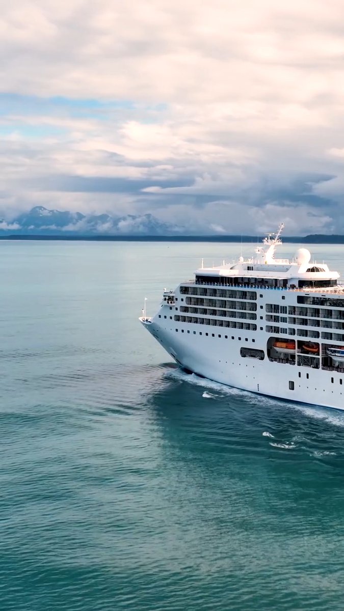 dangerTR's tweet photo. Alaska season is almost here. Discover a wilder, quieter side of America with Regent Seven Seas Cruises: calving glaciers, forest-lined fjords and frontier towns, with unlimited shore excursions included. https://t.co/sZCgz36lz3