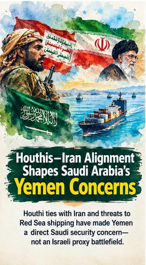 ItsRabiaSoomro's tweet photo. Calling Pakistan’s support for Saudi Arabia “fighting Israel’s war” is a manufactured analogy. 🇵🇰🇸🇦 Riyadh has its own national-security and border concerns regarding the Houthis; Pakistan-Saudi defence cooperation is rooted in longstanding bilateral ties—not support for Israel.
#امہ_کا_وقار_عاصم_منیر