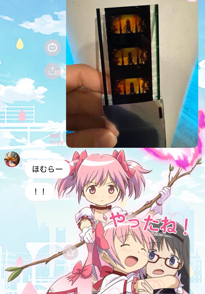 magika017's tweet photo. 最後のフィルムは遠いけどほむらちゃん
嬉しい！満足！
この写真は妹に見せるために暗いところで撮ったから余裕ある時にちゃんと撮影する( ◜︎ ᵕ ◝︎ ) https://t.co/hqUP4Gm7TV