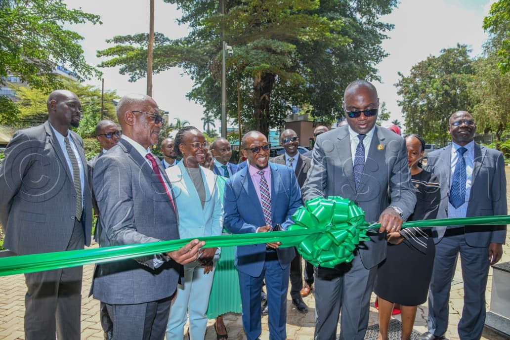 newvisionwire's tweet photo. The Minister of Finance, Planning and Economic Development, @henrymusasizi1 , has presided over the official opening of the renovated Uganda Development Bank (@UDB_Official) Tower.

The new 14-storey UDB head office, located at Plot 22, Hannington Road in Kampala, marks a major milestone in the bank’s institutional growth and its contribution to Uganda’s long-term economic transformation.

The purpose-built head office brings UDB’s head-office operations into one modern, integrated facility designed to enhance operational efficiency, collaboration, innovation and service delivery as the bank expands its role in financing Uganda’s development priorities. #VisionUpdates 

📸 Richard Sanya