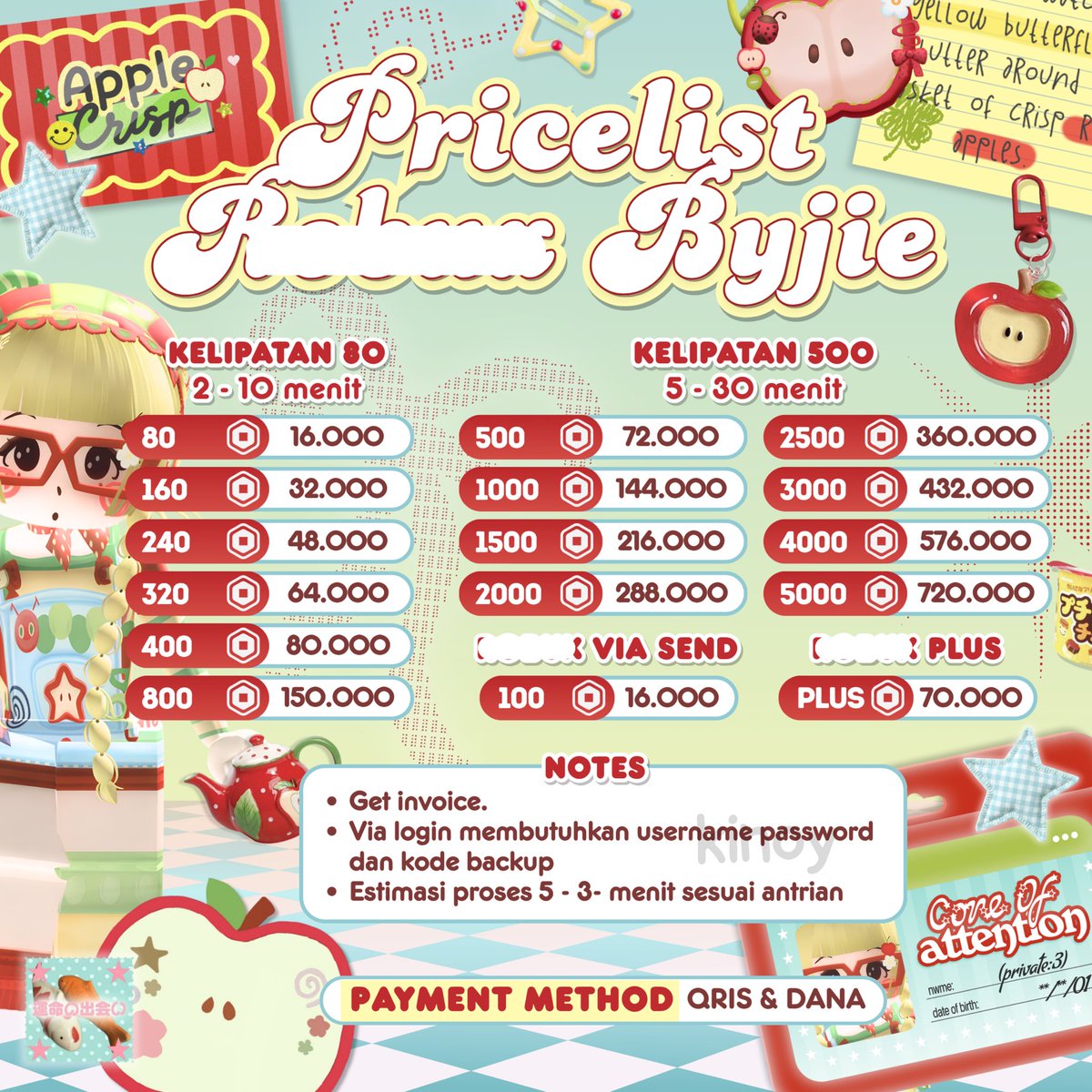 kinoy_the_cat's tweet photo. 🐈💭 HELP RT YAAA, thanks <3 #bealanjaㅤ 

KINOY IS FINALLY OPEN FOR CUSTOM 🥁🥁 — Avail untuk semua spess dan semua SET UP BA (edit pl / pricelist, QR deco, frame testi, opress, wallpaper, loyalty card, dll)

Porto https://t.co/4IBcuA5FAD atau scroll ke bawah yaa!

— A Thread. https://t.co/BrpggU2zgs