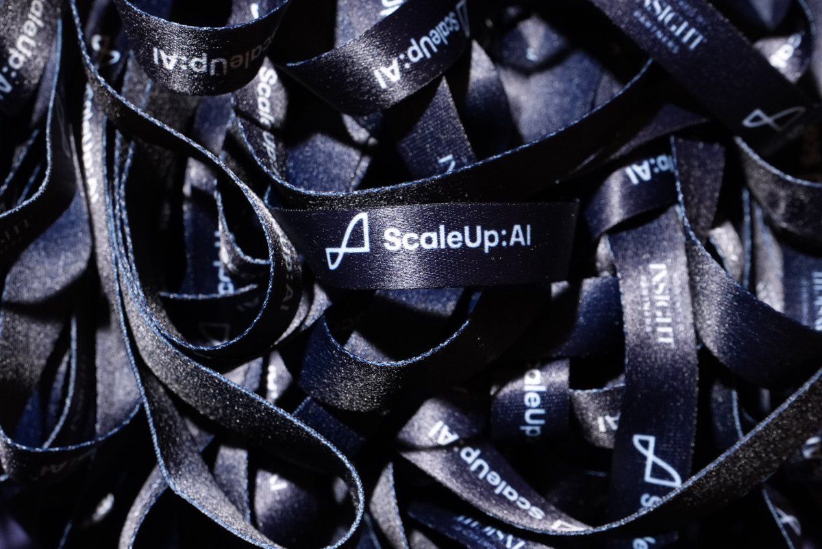 scaleupevent's tweet photo. It’s ScaleUp: AI day! Grab your badge, grab a coffee and get ready to discuss all things AI! #ScaleUpAI https://t.co/eSjp1nvM2Z