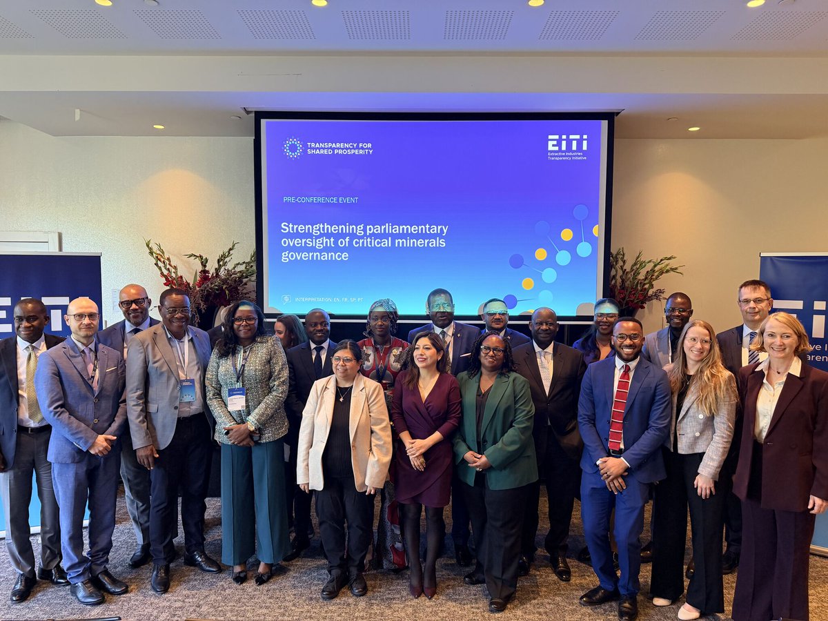 itierdc's tweet photo. 🇧🇪 #EITI2026 | #Bruxelles, 5 oct. — L’Hon. Basoshi Lubwe Théophile, membre du Comité Exécutif de @itierdc, a participé à la session sur le renforcement de la supervision parlementaire des minéraux critiques, pour une gouvernance transparente et redevable. https://t.co/h0ZTnfmHVa