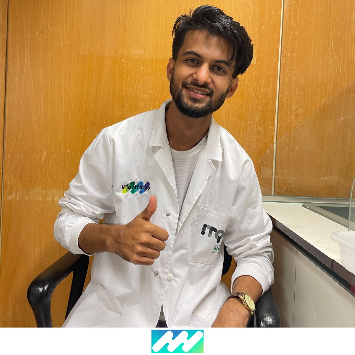 iPlantMicro's tweet photo. Please welcome Kiran Chaulagain infrom International Horticultural Science @Unibo! Kiran is going to prepare his master thesis with us about the impact of drought in Medicago nodulation, and how we can improve it's tolerance! Welcome, Kiran!
@itqbnova @greenit_bio4sus https://t.co/0ba0C5cWab