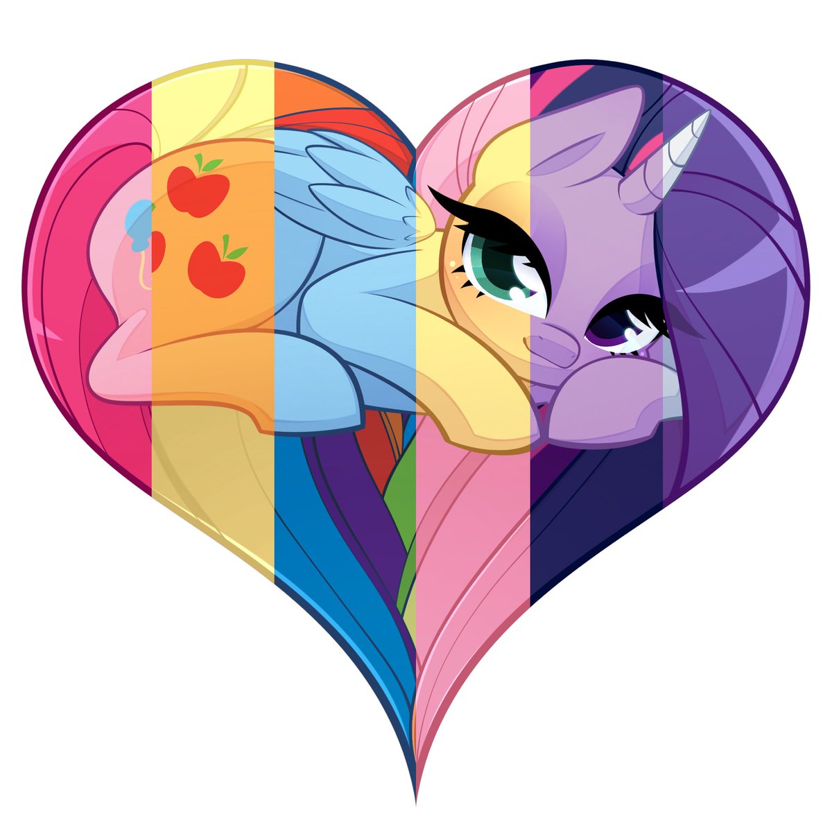 PINXSEA's tweet photo. Finally finished all mane six pony hearts! twi is already on my rb but the rest will be added tonight when im back from work ^^ https://t.co/qSSBgxPQOR