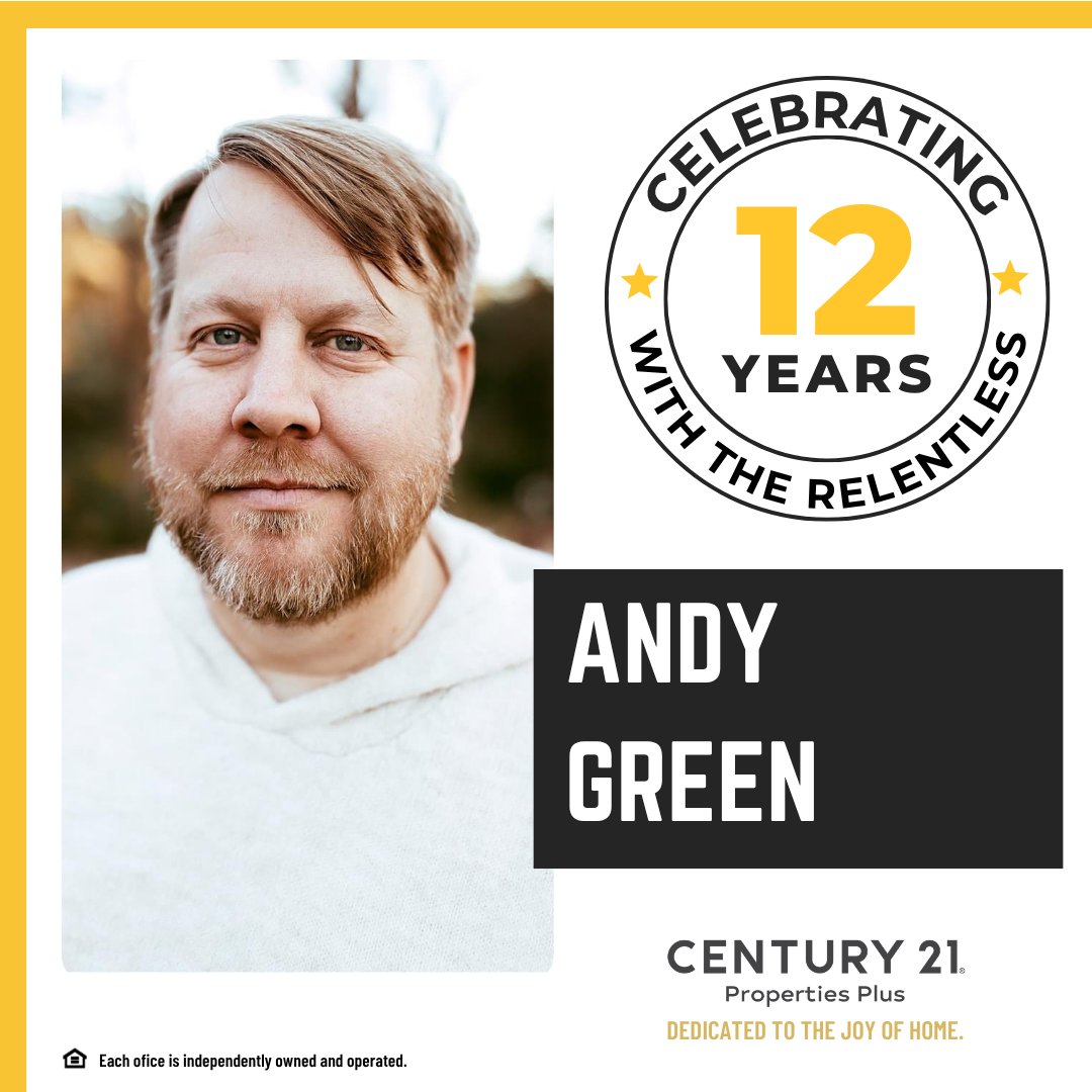 C21CHS's tweet photo. 🥳 Big shoutout to Andy on his 12-year anniversary with Century 21 Properties Plus! From showings to closings, you’ve brought energy and excellence every step of the way. Here's to many more! 🚀🔑
#Century21PropertiesPlus #Century21 #WorkAnniversary #AgentLife #CheersToYou https://t.co/yixb4xaouj