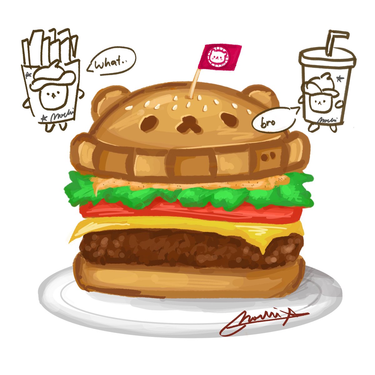 mochis_alt's tweet photo. Maimai Collab Cafe meal LEAK ‼️‼️🤫🤫🗣️🗣️🤫 #maimai_art https://t.co/GztjpIdyKV