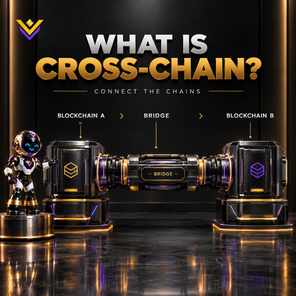 VORAChainHQ's tweet photo. WHAT IS CROSS-CHAIN?

Blockchains are separate networks.

So how can digital assets move between them?

That’s where cross-chain infrastructure comes in.

BLOCKCHAIN A → BRIDGE → BLOCKCHAIN B

VORA Chain is developing a Cross-Chain Bridge as part of its Layer-2 infrastructure.

The goal is simple:

Connect different blockchain networks.

This infrastructure is still under development as part of the VORA roadmap.
