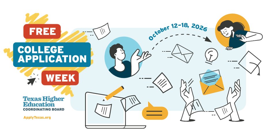 MHSCards's tweet photo. Texas is Waiving College Application Fees for One Week, October 12-18 https://t.co/WxFrPqZKXy https://t.co/HfvT32jYRk