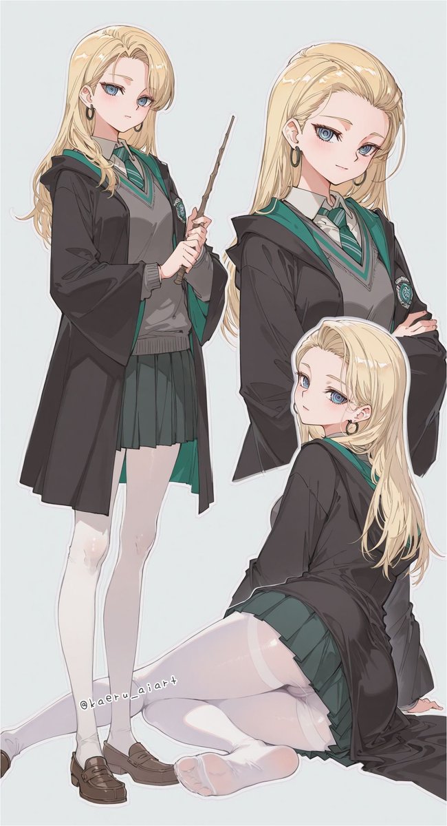 kaeru_aiart's tweet photo. 女体化マルフォイちゃん #malfoid #malfoy https://t.co/urq2yBJ2er
