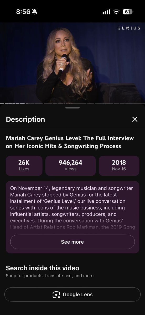 mariahsreverie's tweet photo. this was hands down her best interview omfg i always find myself rewatching it every now and then https://t.co/fZyqZvDM76
