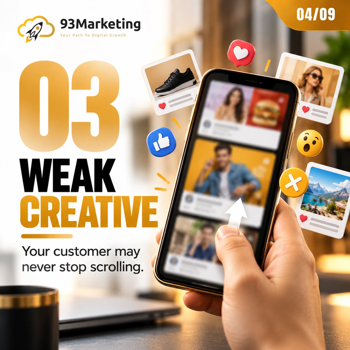 93digimarketing's tweet photo. Struggling to generate customers online?

#MarketingTips  #businessopportunity  #GrowthMindset  #Leader  #metaknightmonday  #OnlineBusiness https://t.co/S3C8byNpFd