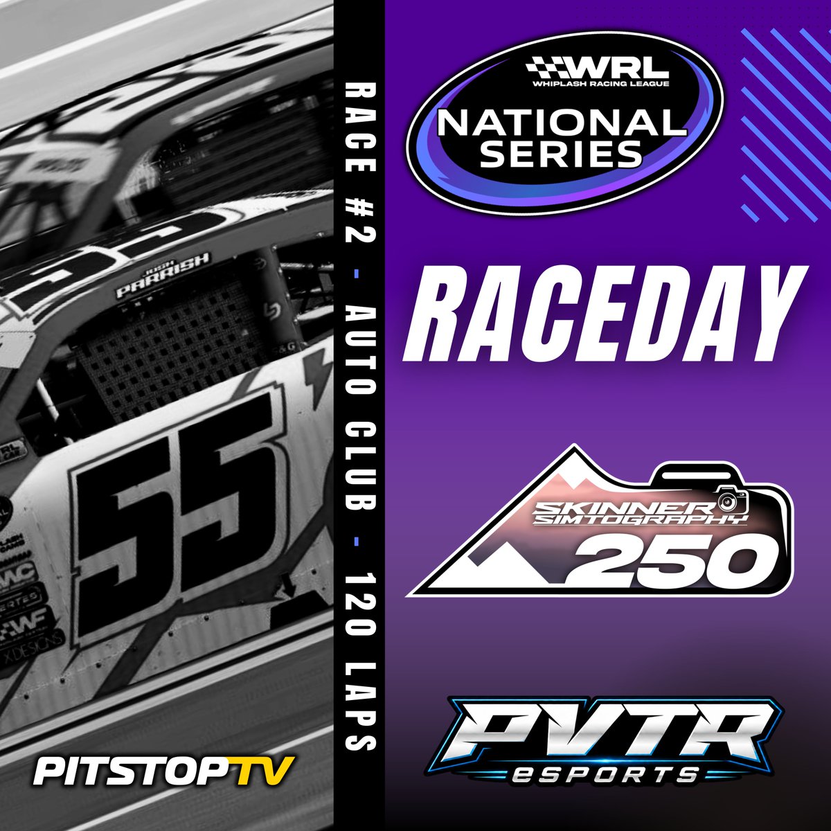 PVTR_eSports's tweet photo. Raceday in Fontana β²
Looking for a rebound after the Chaos on the High Banks of Daytona... 120 Laps on tap tonight at Auto Club Speedway!
#PVTReSports https://t.co/TcNbgGOzIX