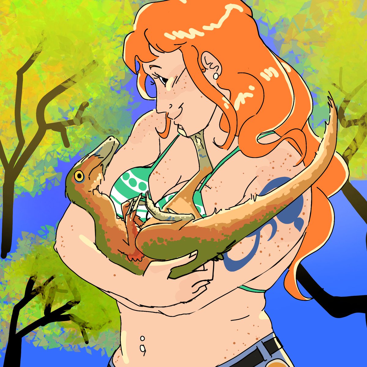 hhhhunty's tweet photo. Do we like dinosaurs? #onepiece 🧵 (4/10) https://t.co/NHba1hUKLA