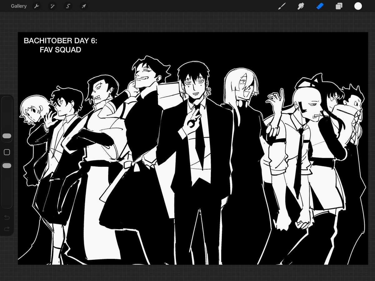 hokuyura's tweet photo. my villain organization gay as hell #BACHITOBER2026 https://t.co/sdTafpUZuf