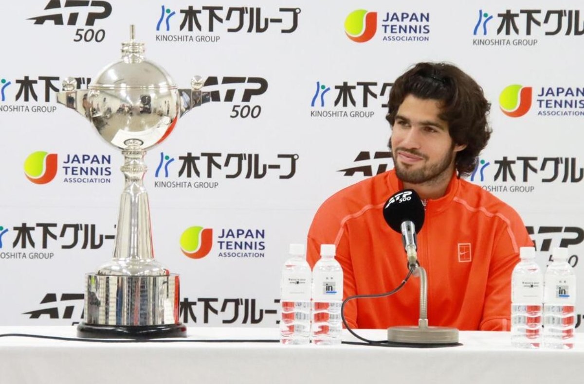 alcarazzupdates's tweet photo. Alcaraz on press conference today 📣:

“Thinking about everything I’ve done to get here and all the hard work I’ve put in for this moment makes it even more emotional. So I’m simply very happy and proud, and I’m grateful for everything.” https://t.co/WCru57PQEO