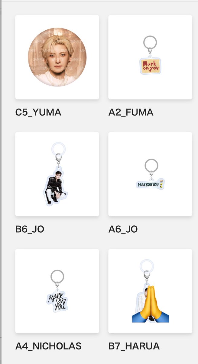 rurulune_'s tweet photo. &amp;TEAM CONCERT TOUR 'Mark on You' MoM  MoY POP-UP ポップアップ アクリルリング オンラインくじ 缶バッチ トレカ 交換

【譲】画像1.2枚目+ JO アクリルリング

【求】HARUA ハルア

同種>>異種

郵送での交換希望です📮
お気軽にお声掛けください！

#andteam_交換　#andteam交換 https://t.co/PAJVorWwzP