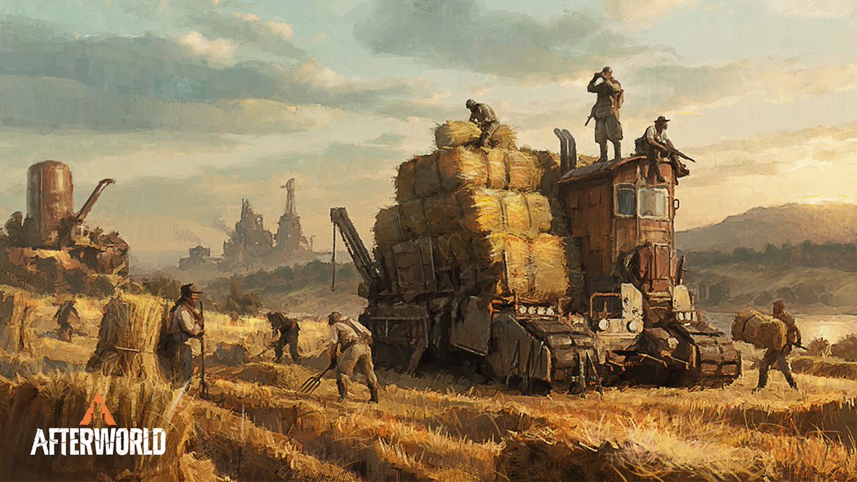 AfterworldPDX's tweet photo. There's many ways to prosper, but no matter how your society is structured you need to find a way to feed your people first. With any luck, you'll find ancient machines to make the work easier. 🏜

#AfterworldPDX #ParadoxInteractive #GrandStrategyGame https://t.co/ovTt7FSCW7