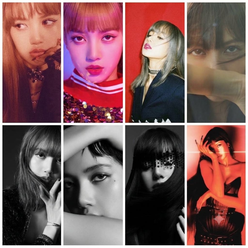 chocomilk4lisa's tweet photo. Lisa's IG profile pictures throughout the years. First time she has used a color photo since 2019 🥹 https://t.co/R92vjtd7ci