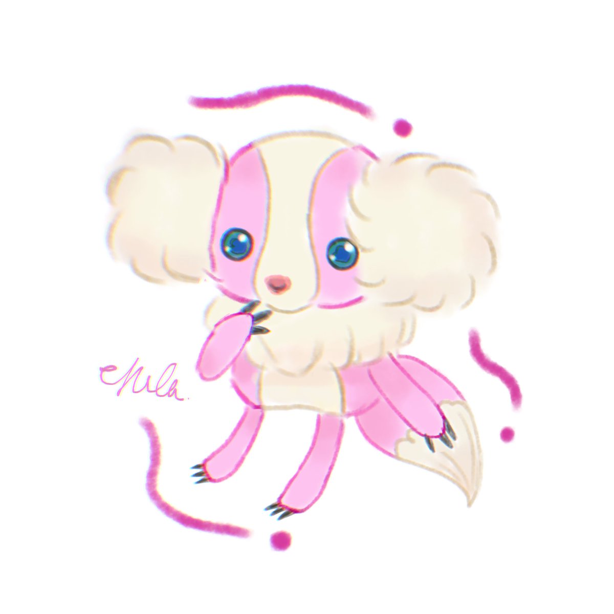 eruku_1's tweet photo. 1人目さく(ぽんたん)(@Sspntn )様の
ピキちゃんを描かせて頂きました〜！！
もふもふピキちゃん🥹素敵なリヴちゃんをありがとうございます😭🫶❤️ https://t.co/UjptHhWr7M