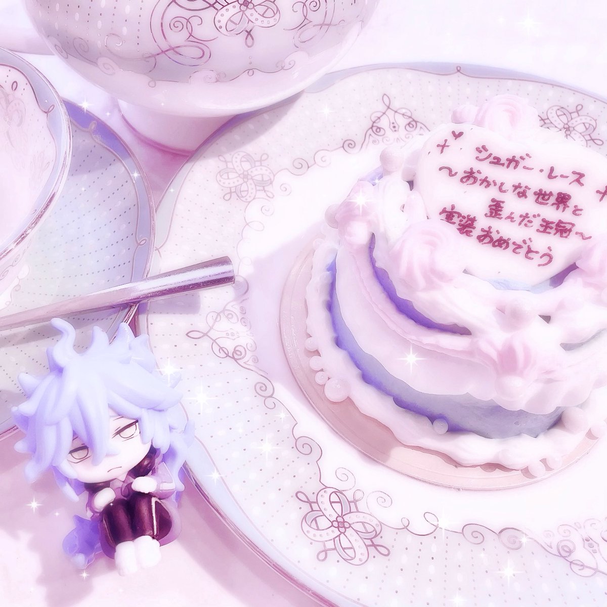 id1neko's tweet photo. さやたまのおさむさまのお誕生日当日に一緒にお祝いしたよおー♡ナイスタイミングでハロイベきたからわたくしはそれをかいてもらいました！が鬼ギチギチですみませんすぎる おめでとう！ふたりとも https://t.co/5kEjp6N9tH