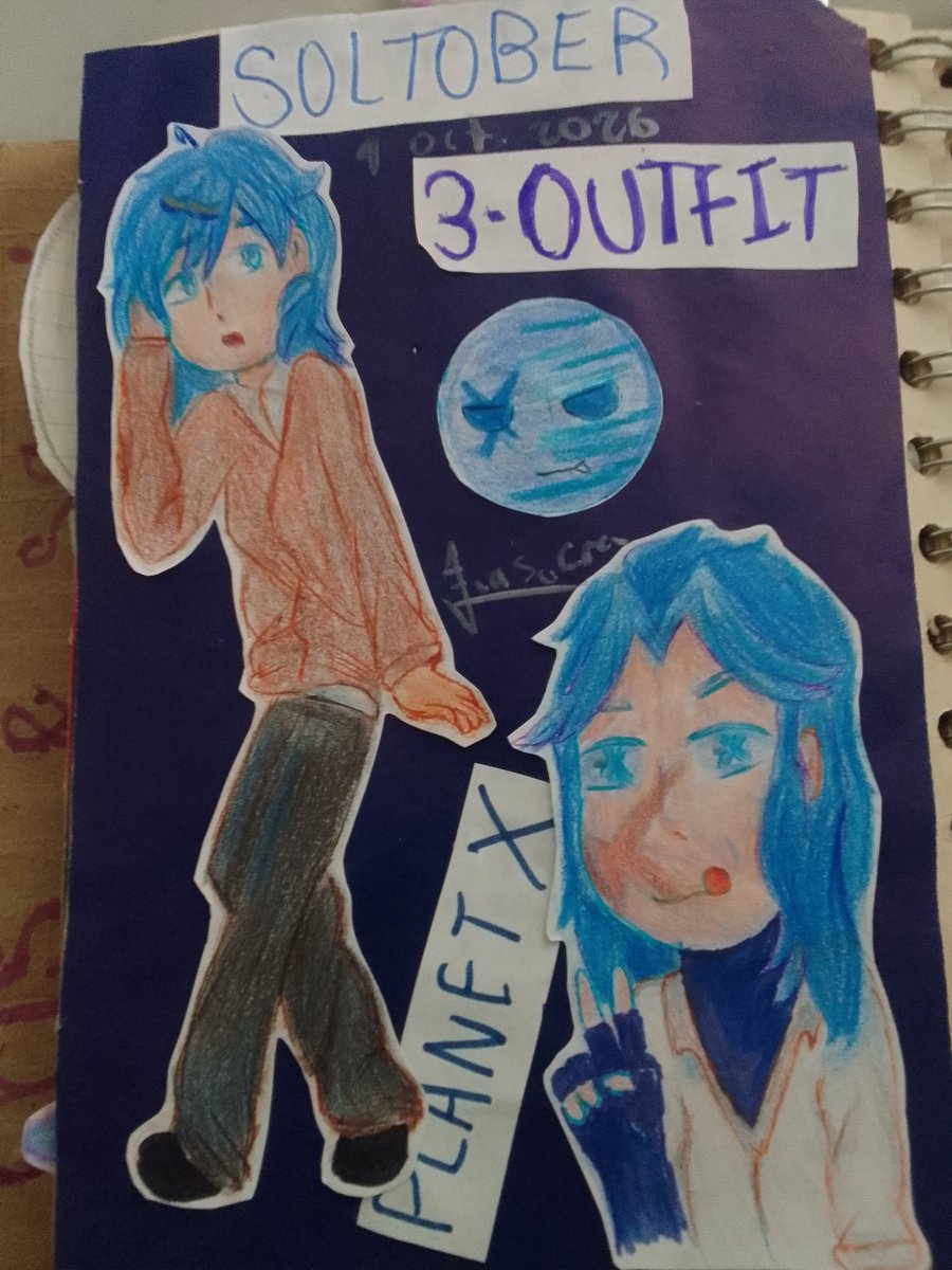 evasofia_XD's tweet photo. Que pena el retrato pero acá está el día 3, aprovechando para tener el diseño del planeta X humano también
#soltober2026 #soltober #solarballs https://t.co/s9DGMahlkG