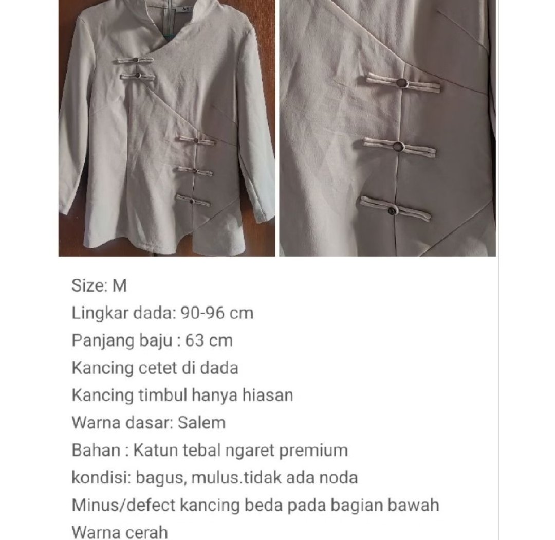 mwdimsum1's tweet photo. WTS PRELOVED/NEW SKINCARE PARFUM OUTER CHEONGSAM

🍊https://t.co/p4dZPnH3SY
📍 Bandung
#wts #preloved #zonauang https://t.co/L0SostXMTT