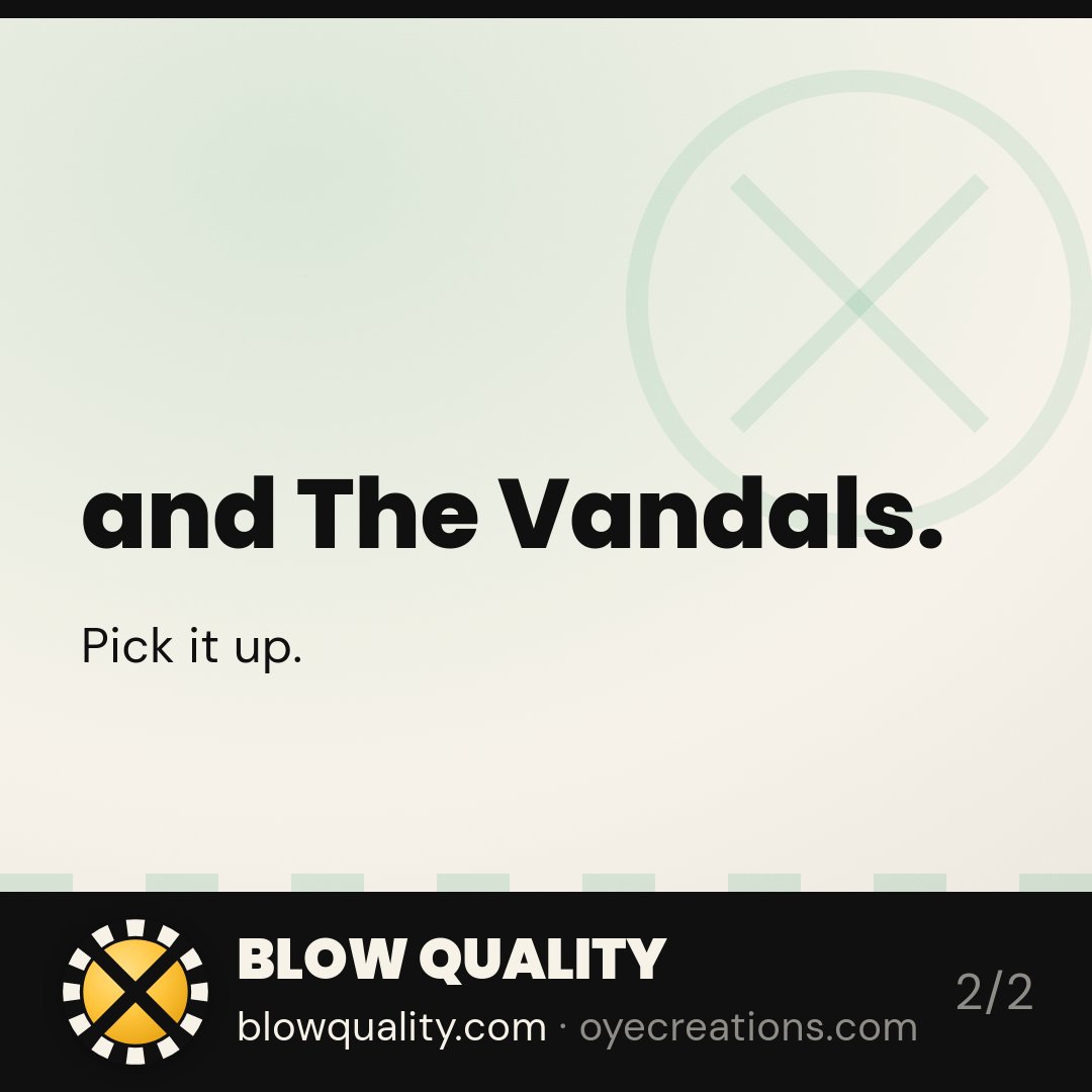 blowqualityband's tweet photo. Epitaph Records understood what the 90s needed: a label that treated horn sections like they belonged in punk. Still does.
#thirdwaveska #skapunk #hornsection #kazoo #pickitup https://t.co/ewruuuIEWI