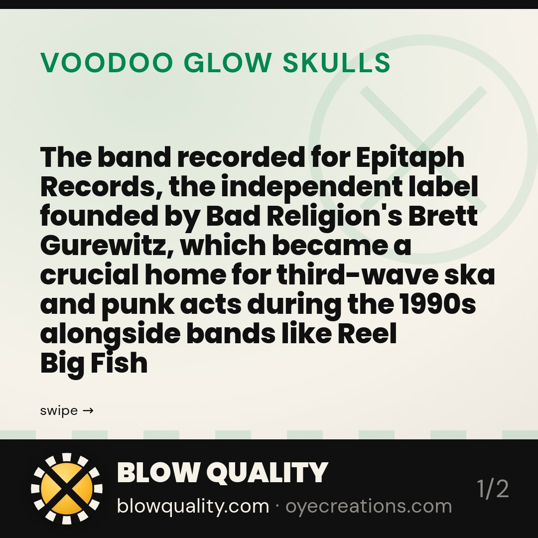 blowqualityband's tweet photo. Epitaph Records understood what the 90s needed: a label that treated horn sections like they belonged in punk. Still does.
#thirdwaveska #skapunk #hornsection #kazoo #pickitup https://t.co/ewruuuIEWI
