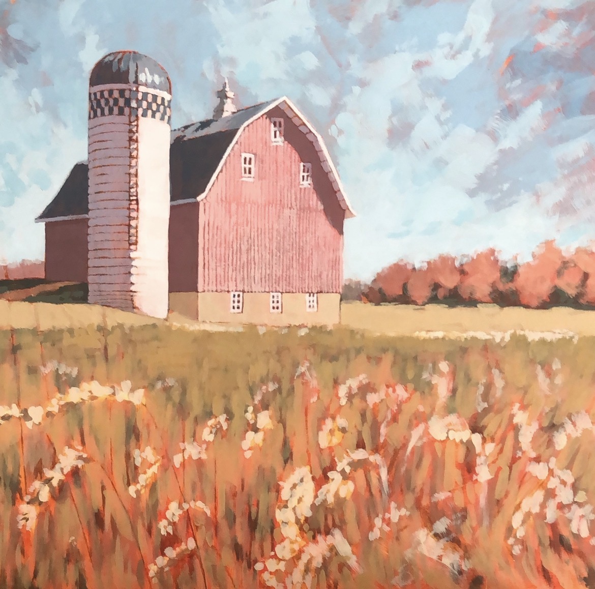 JimMusilPainter's tweet photo. My painting AUTUMN BARN https://t.co/kFpeXvqFMO